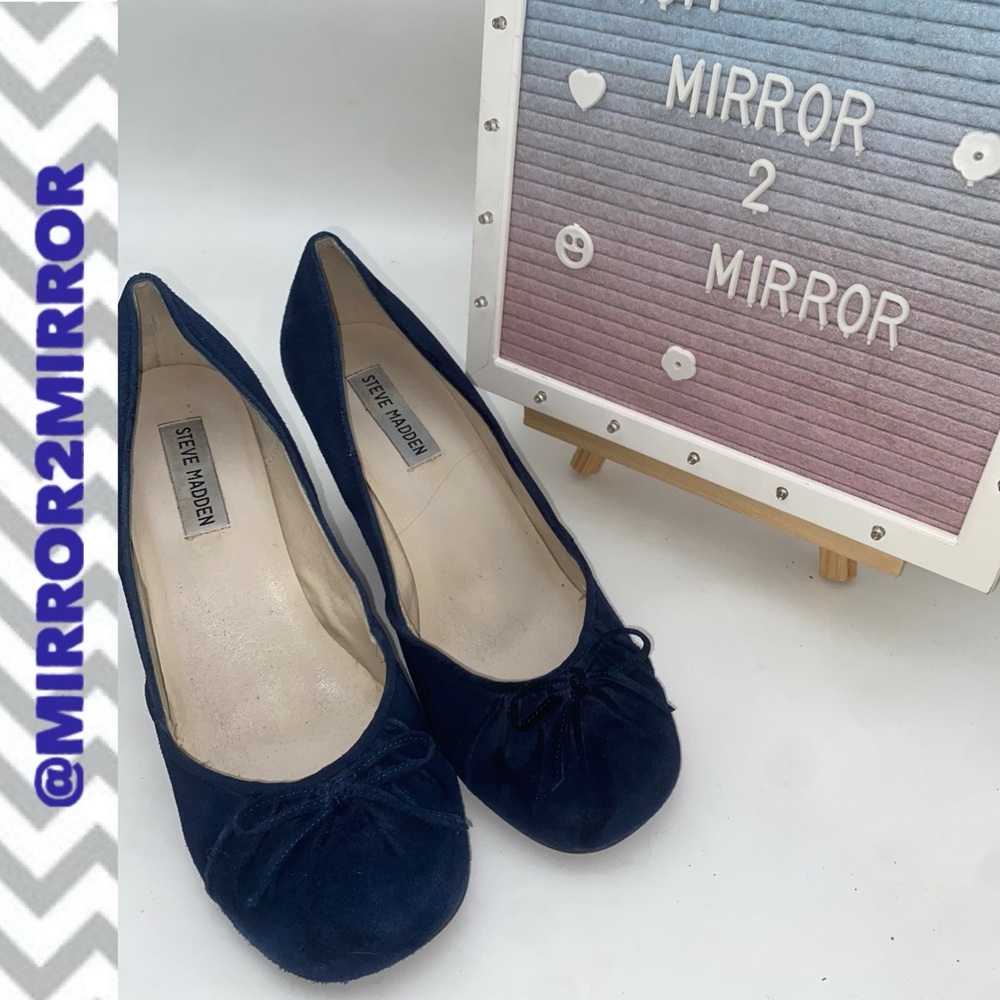 Steve Madden Women's Navy Wedges